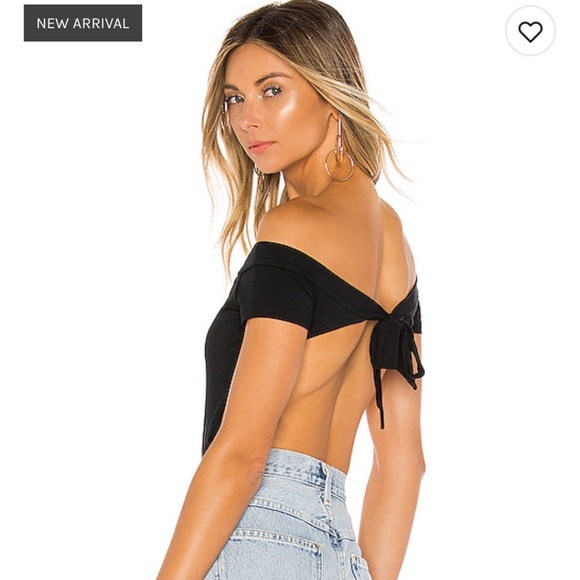 NWTS Superdown Topaz tie back bodysuit XS - Picture 1 of 7